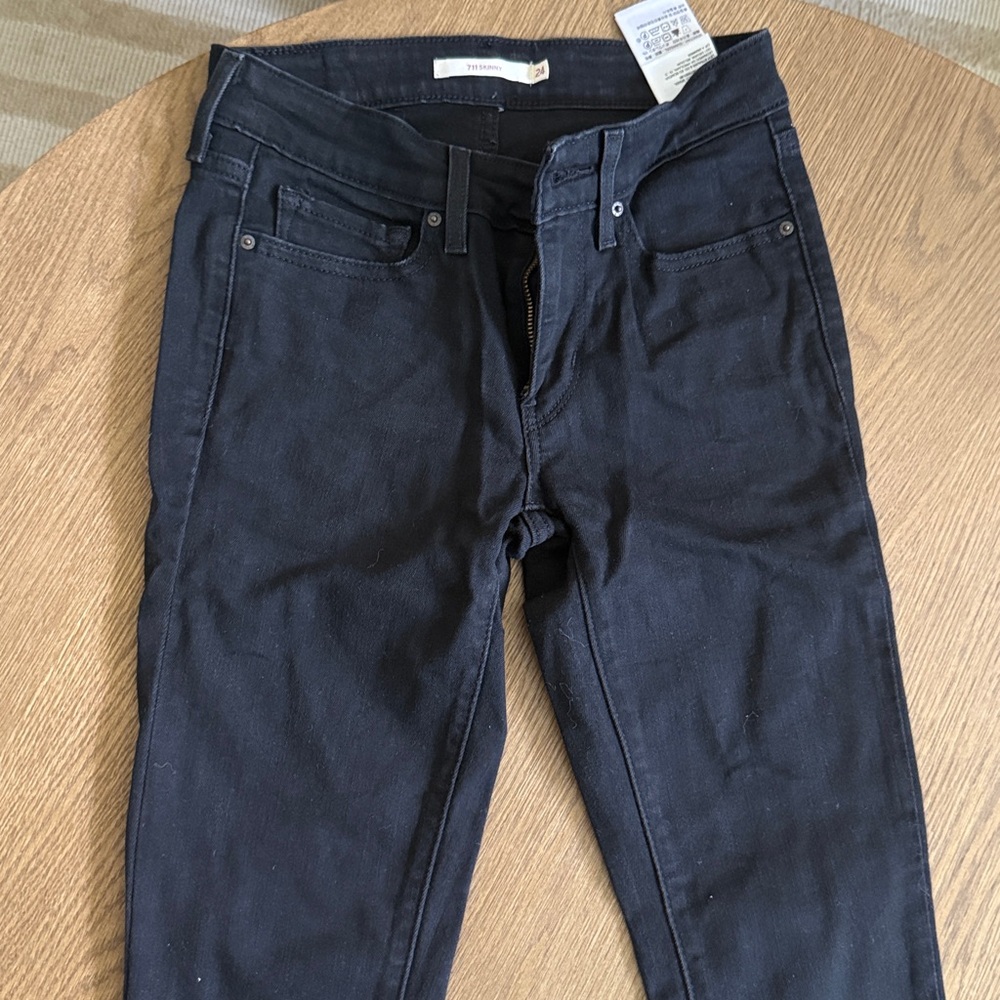 Levi’s Black Flare Denim Jeans